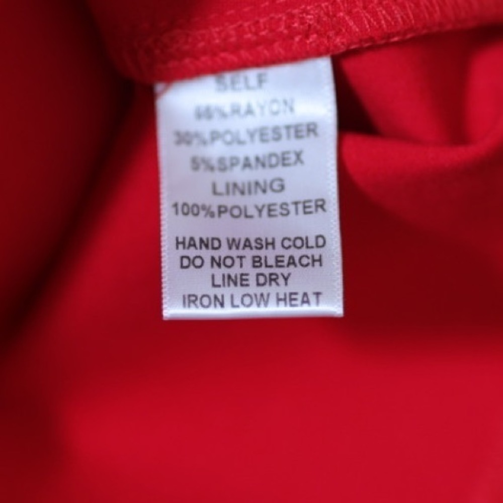 𝙁𝙍𝙀𝙀 🅽🅴🆆 Fashion Nova Hope You’re Happy Dress, asymmetrical red midi, M - Picture 12 of 14